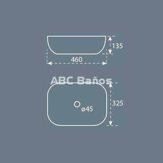 Lavabo cerámico sobre Mueble Mod. HORUS - Imagen 2